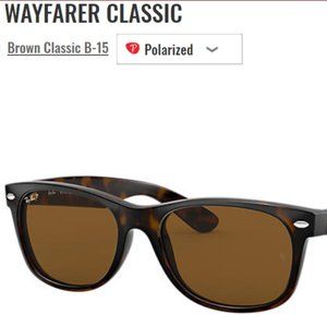 Ray-Ban NEW WAYFARER Polarized s: 55/18 (OS)